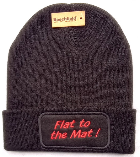 Flat the mat patch - mat,, beanie